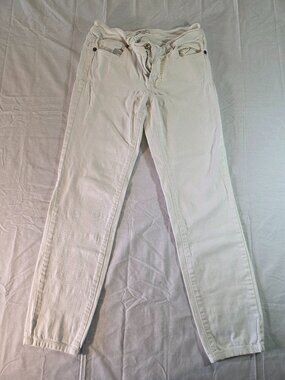Women's Tyler Boe Pants White Stretch Size 4